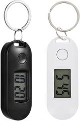 FRCOLOR 2pcs Digital Keychain Watch Silent Hanging Electronic Watch for Students Lightweight Pocket-Watch Keychain for Exams and Daily Use Backpack Accessory