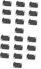 20pcs Normally Closed Button for Microwave Oven Compact Replacement Part Easy to Install for Home Appliances and Electronic Equipment