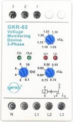Air switches GKR-02 Voltage Monitoring Device Relay GKR-02 Phase Failure and Phase-Sequence Protection Relay for electronic starter Protection Din Rail