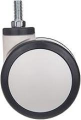 Strong 4 Inch Casters Wheels with Brake,M12x25 Screw Load 150kg Mute for Electronic Equipment 2Pcs(No Brake)