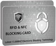 SaiTech IT 2 Pack RFID Blocking Card, Premium NFC Protection for Debit, Credit Cards & Passports, Slim Design Fits All Wallets & Purses for Men & Women (PL Silver)
