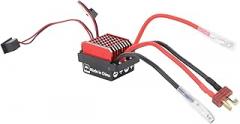 RC Electronic Speed Controller , T Plug Male 320A RC Bidirectional Brushed Esc Powerful Wide Use for 1/10 RC Car Boat