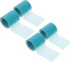 TEHAUX High Temperature Adhesive Tape 50mm x 5M 4 Rolls DIY Craft and Electronics Resin Finishing Tape Blue Color Non-Residue for Jewelry and Motor Projects