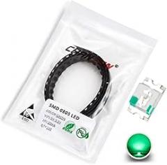 Chanzon 100 pcs SMD 0805 (2mm x 1.2mm) Green LED Diode Lights 3V 20mA Lighting Bulb Lamps Electronics Components Indicator Light Emitting Diodes