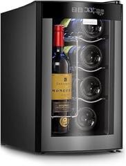 Independent Wine Cellar, 10-Bottle Wine Cooler, Temperature-Controlled Wine Refrigerator, Household Ice Bar, Electronic Refrigeration