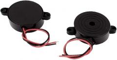 NEW LON0167 2pcs DC 3-24V Industrial Continuous Sound Electronic Buzzer Black 42mm x16mm(2 stcke DC 3-24 ? Industrie Continuous Sound Elektronische Summer Schwarz 42mm x 16mm