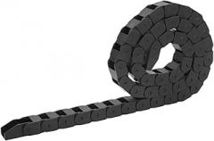 1pc Black Nylon Cable 10mm x 15mm(Inner H x Inner W) End Connectors Wire Carrier Cable Carrier Electronic Equipment