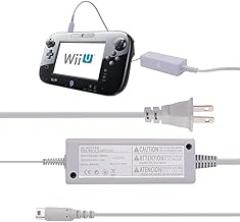 Wii-U Gamepad Charger Cord, TFSeven AC Power Adapter Charger Wiiu Charging Cable Power Supply Cord for Nintendo Wii U Gamepad Remote Controller
