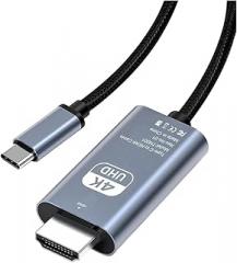 4K 60Hz USpB C to HDMI Adaptier Type C Cable HDTV Converter Cable for LPhonie 15 TV Converter MaicBook Air Lpaid Sangsiung Laptop New 2026 High for Reliable Electronic Component