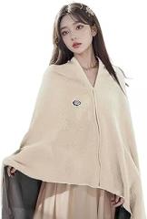 Aboiled USB Heated Blanket - Wearable Shawl with 3 Heating Levels Home, Office, Outdoor Use - Cozy Winter Comfort Friends Family(026)