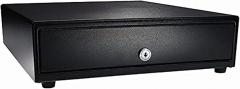 APG Standard- Duty 16.2” Electronic Point of Sale Cash Drawer | Vasario Series VB554A-BL1616 | USBPro Interface | Plastic Till with 5 Bill/ 5 Coin Compartments | Black