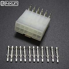 Gimax 50set 4.2mm 5557 12P Right Angle Pin Wiring Electronic Connector 5569 12Pin Male Plug and Female Plug Socket Kit for Auto ect.