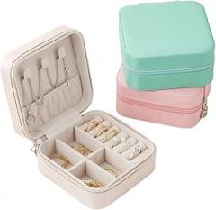 Portable Jewelry Storage Box Home Travel Earrings Necklace Ring Jewelry Box Mini Layered Jewelry Display Case New 2026 High for Reliable Electronic Component, Precision, Stable Performance