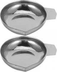 Hemoton 2pcs Mini Electronic Scale Trays Weighing Dishes for Food for Home Kitchen Bakery Use Precision Weighing Pan Convenient Wear-Resistant Design