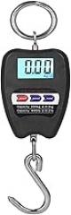 Digital Crane Scale 200KG/440LBS Capacity, Heavy Duty Hanging Scale with LCD Display, Stainless Steel Hook, Portable Electronic Weighing Scale for Industrial, Construction, Factory Use, Black (Black)