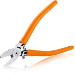 SPEEDWOX Diagonal Cutting Pliers 180 Angled Flush Cutters For Electronic Component Wire Cutters For Jewelry Making Side Cutters For Crafting Model Sprue Wire Clippers Floral Wire Cutter Zip Tie Cutter