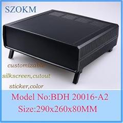 Gimax 10 pcs/lot box for electronics abs plastic case plastic electronics diy enclosure case 290x260x80 mm