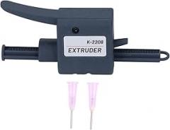 K2208 Solder Flux Glue Dispenser, Solder Paste Extruder Soldering Flux Glue Dispenser with 1.3mm Nozzles for Electronics Soldering