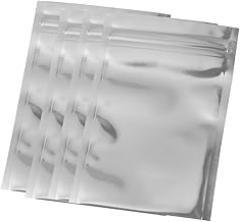 PRETYZOOM 100pcs Anti-Static Translucent Chip Mainboard Storage Bags Insulation Shielding Pouch (8x12cm) for Electronics Components