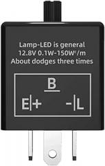 12v 3 Pin Adjustable LED Flasher Relay Motorcycle Turn Signal Lights LED Flashing Converter Tool Electronics Regulator Kit