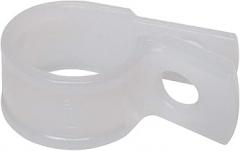 Cable Clamp, Mounted, Screw, Natural, PK100