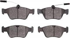 KarParts360 For Mercedes-Benz E300 1996 1997 Disc Brake Pads | Electronic Pad Wear Sensor | 2.61 Inches Inner Pad Height | 5.96 Inches Inner Pad Width | 2.37 Inches Outer Pad Height