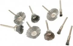 A Reliable Choice Stainless Steel Wire Brushes in a Complete 9Pc Set