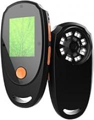 500X Digital Microscope Handheld Magnifier with 2.0 Inch IPS Screen 2MP HD for Electronics Repair Portable with 8 LED Lights Rechargeable(Black)