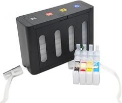 4Color 103 T103 T1031-T1034 Ciss System with Combo Reset Chip Compatible with Stylus T40W TX600FW TX550W TX610 Printer