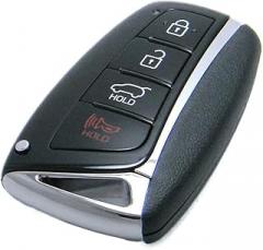 OEM Electronic 4-Button Smart Key Fob Remote Compatible with 2013-2018 Hyundai Sante Fe (FCC ID: SY5DMFNA433, P/N: 95440-B8100, 95440-2W500)