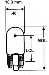 Camco 54750#194 HD Bulb, (Box of 10)
