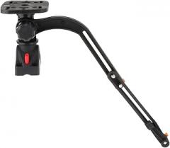 Kayaks Fish Finder Mount Marine Transducer Mounting Arm Electronic Fish Finder Mount Base Adapter Accessory for Kayaks Boats Canoes