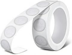 M1K Tags S50 RFID Sticker NFC Tags Stickers ISO 14443A 13.56mHz Stickers Self Adhesive Commercial Access Proximity Cards Round (10)