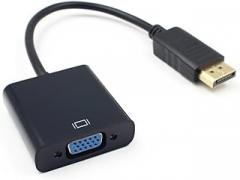 Displayport to Vga Adapter Video Converter No External Power Required Durable Design for Laptop Desktop Monitor Projector and More