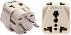 OREI USA to Israel, Gaza, Palestine & More (Type H) Travel Adapter Plug - 2 in 1 - CE Certified - RoHS Compliant - 2 Pack - White Color (DB-14-2PK)