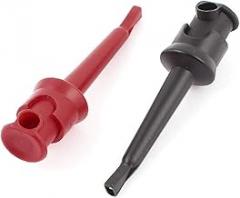 New Lon0167 2PCS Gold Featured Plated Single Hook reliable efficacy Clip Test Probe for Electronic Testing(id:215 b6 b1 565)