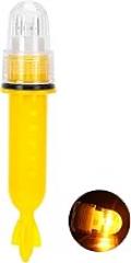 Alvinlite Flashing Flare Safety Warning Lights, Flashing Lights LED Beacon Lamp, Intelligent Light Control IP65 Waterproof for Marine Ship Night Fishing Vehicle Forklift Truck(Yellow)