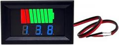 Car Battreriy Charge Level Indicator 12V 24V 36V 48V 60V 72V-Thitium Battreriy Capacity Trackier Metier Tester Display LED Tester VoltTrackier Metier New 2026 High for Reliable Electronic Component