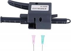 K2208 Flux Glue Dispenser with 1.3mm Nozzles, Portable Solder Paste Extruder, Semi-Automatic Flux Dispenser Tool for Electronics Soldering