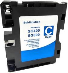 4Color SG400 SG800 Color Sublimation Ink Cartridge Compatible with Printer(1Pcs Cyan)