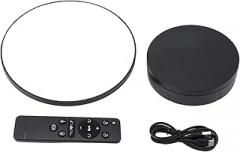Motorized Rotating Display Stand, Electronic Turntable with Mirror Surface, 8.7 Inch Diameter 22lbs Load Capacity, 3 Speed Adjustable Remote Control for Product Photography Jewelry