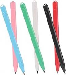 6pcs LCD Tablet Stylus Pen for Doodle Board High Sensitivity Touch Control Stylus for Touch Screens for Drawing and Writing Electronic Devices