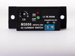 AC Current Sensing Switch Self-Powered Induction Relay 0.2-30A Adjustable Drill Line Monitoring M3050 M3056 Non-Contact Electronic Switch(M3050)