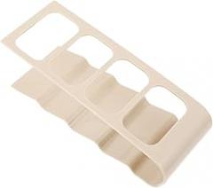 Grey Acrylic Remote Control Organizer Holder Design for Efficient Storage Non Slip Base for Stability Portable and Multi Functional Remote Caddy for Home Electronics