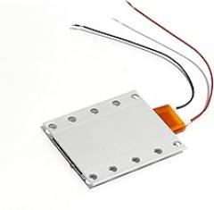 PTC17 220V Automatic Constant Temperature Heating Sheet Piece Element with Hole Aluminum Shell Insulation Type Electronics(220V 100C 35-60W)