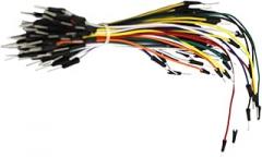 Sosoport 65pcs Breadboard Jumper Wires Round Head Test Leads Electronic DIY Breadboard Jump Wires for Projects