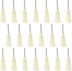 40pcs 19 Gauge Blunt Tip Dispensing Needle with Luer Industrial Liquid Dispenser Needle Stainless Steel Syringe Needle for Adhesive Glue DIY Crafts Electronic Components Lab Science