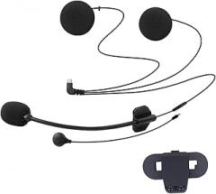 FreedConn Microphone Headphone Soft Cable Headset & Clip Accessory for T-COMVB and T-COMSC Series Motorcycle Helmet Bluetooth Interphone Motorbike Intercom(8 pin)