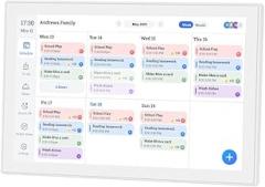 10.1 Inch Digital Calendar Wall Planner & Chore Chart Smart Touchscreen Interactive Display for Family Schedules Great for Organizing Your Routines No Subscription Electronic Calendar