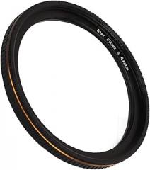 Camera Star Filter 6 Line Coating Double Frame Rotating Design, Adjustable Effect Filter for Night Scenery, Glass and Metal Products (62mm)